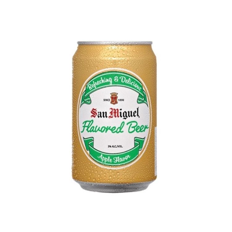 San Miguel Flavored Beer Apple Can 330ml