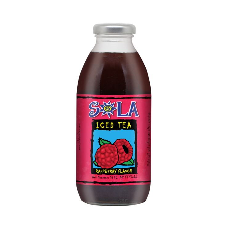 Sola Iced Tea Raspberry Btl 473ml