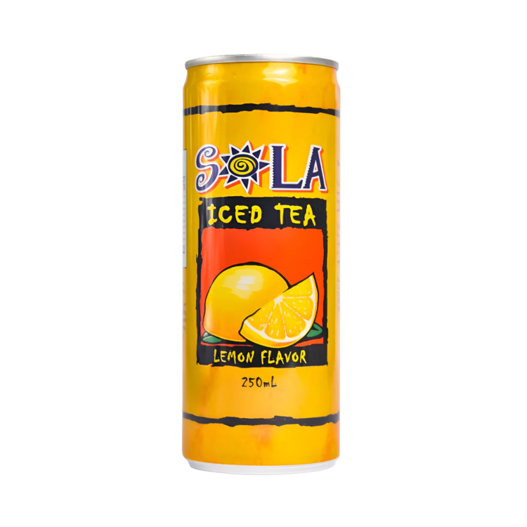 Sola Iced Tea Lemon Can 250ml