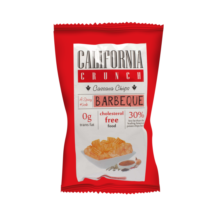 California Crunch Cassava Chips Barbecue 120g