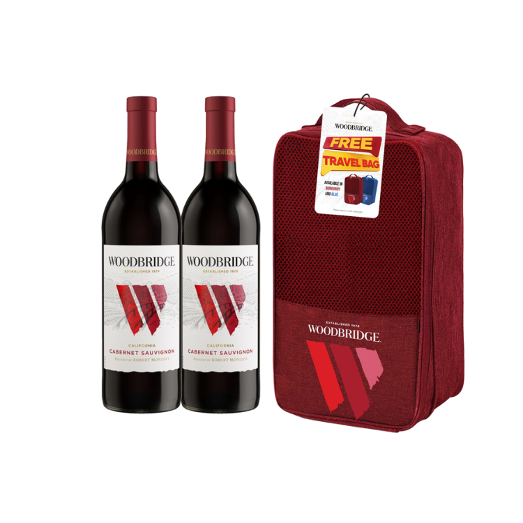 Robert Mondavi Woodbridge Cabernet Sauvignon 750ml 2s Free Travel Bag