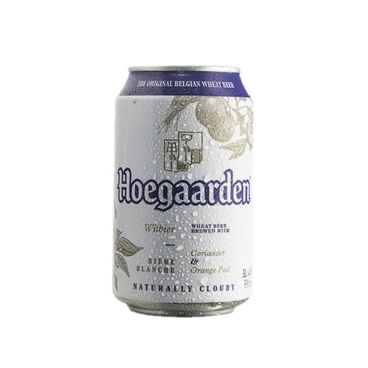 HOEGAARDEN BEER WHITE CAN 330ML