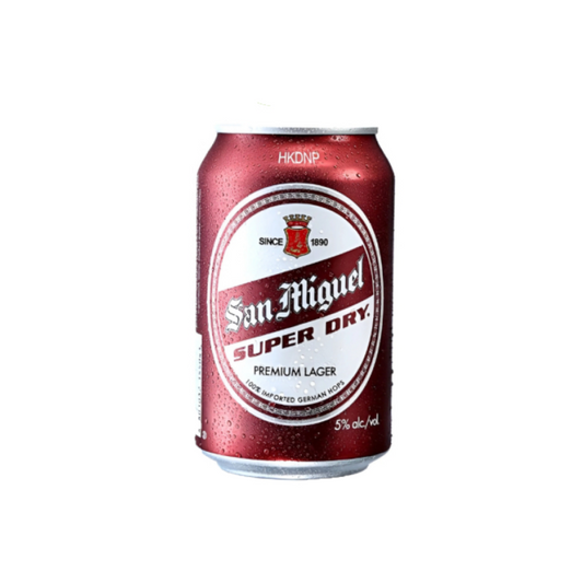 SAN MIGUEL BEER SUPER DRY CAN 330ML