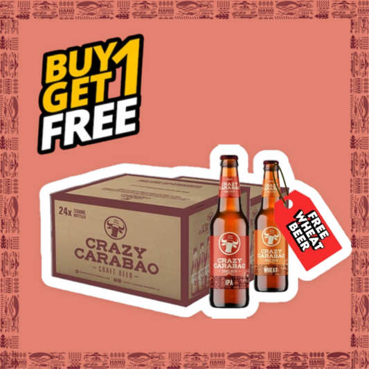 Crazy Carabao Beer IPA Bottle 330ml 24s