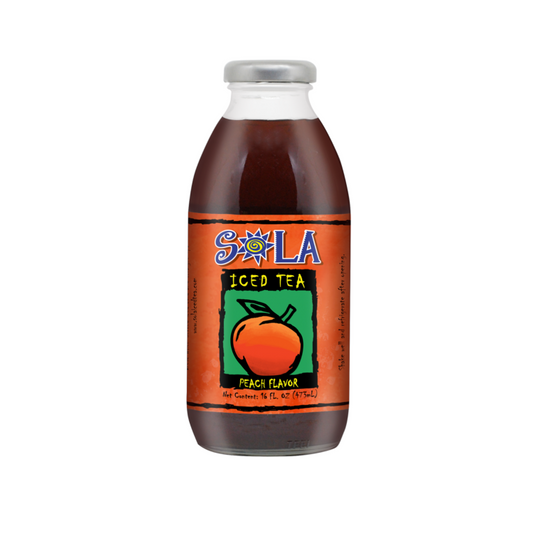Sola Iced Tea Peach Btl 473ml