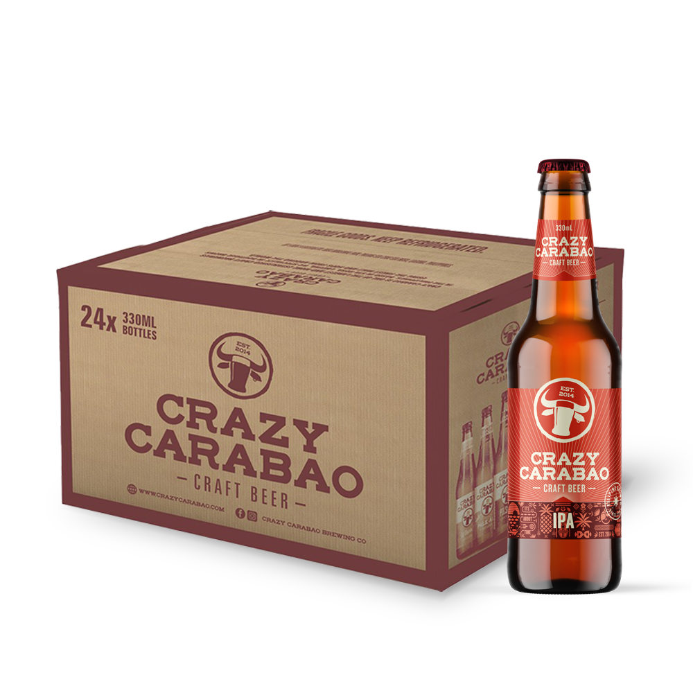 Crazy Carabao Beer IPA Bottle 330ml 24s