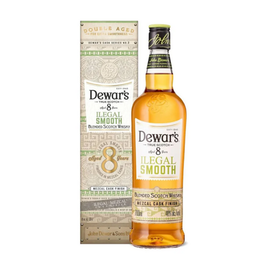 Dewars 8 Year Old Whisky Ilegal Smooth 750ml