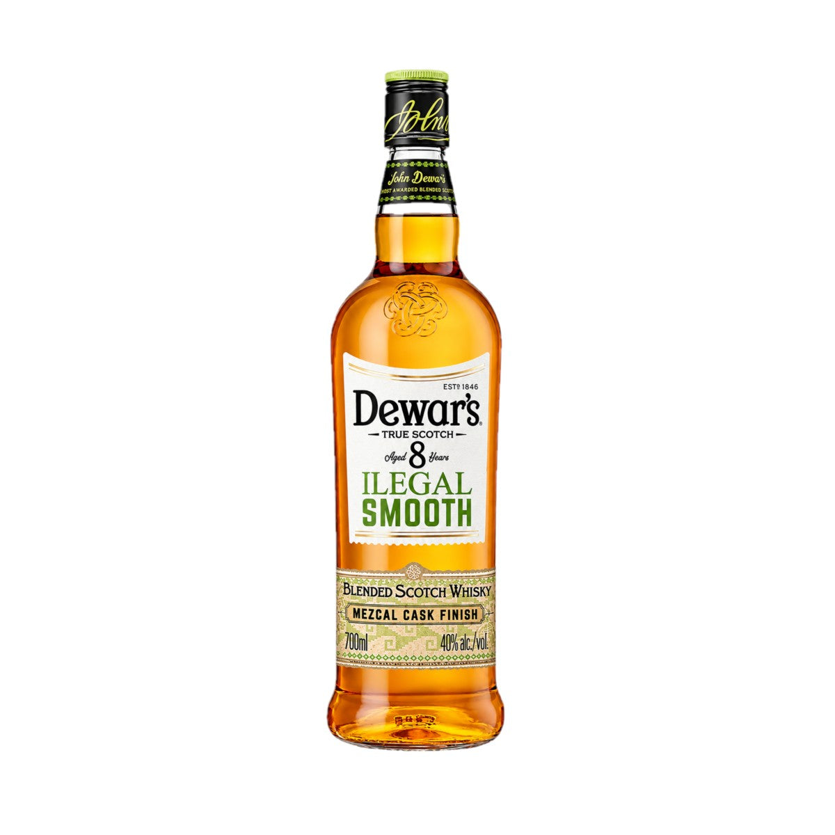 Dewars 8 Year Old Whisky Ilegal Smooth 750ml