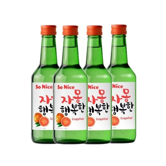 So Nice Soju Grapefruit 360ml 4s