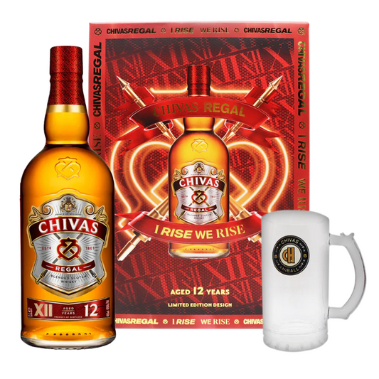 Chivas Regal 12YO 1L + Free Highball Glass