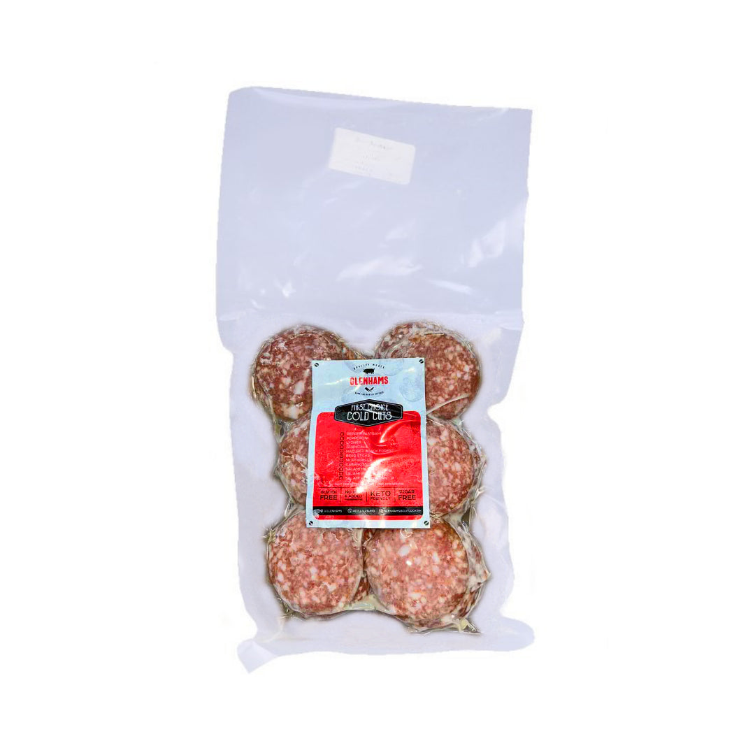 Glenhams Salami Milano Sliced 250g