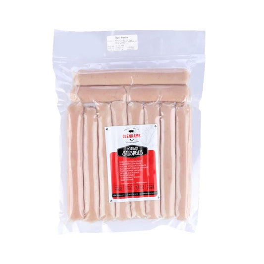 Glenhams Beef Franks 500g