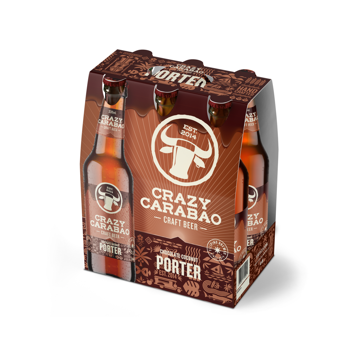 Crazy Carabao Beer Choco Porter Ale 330ml 6s