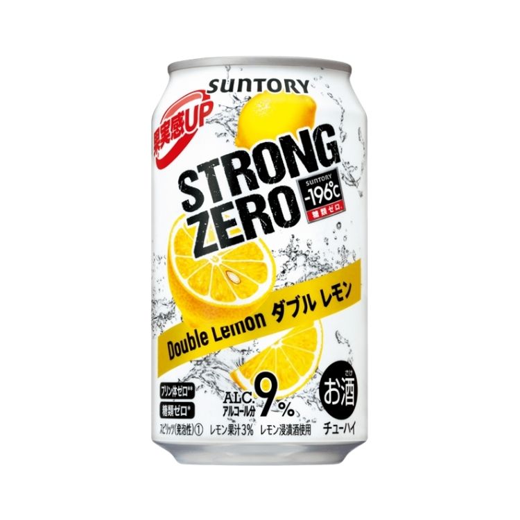 Suntory Strong Zero Double Lemon 350ml