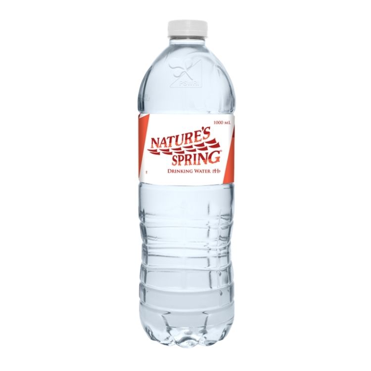 Nature's Spring Alkaline pH9 Water 1L