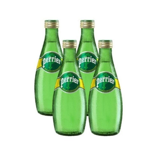 Perrier Sparkling Mineral Water Plain 330ml 4s