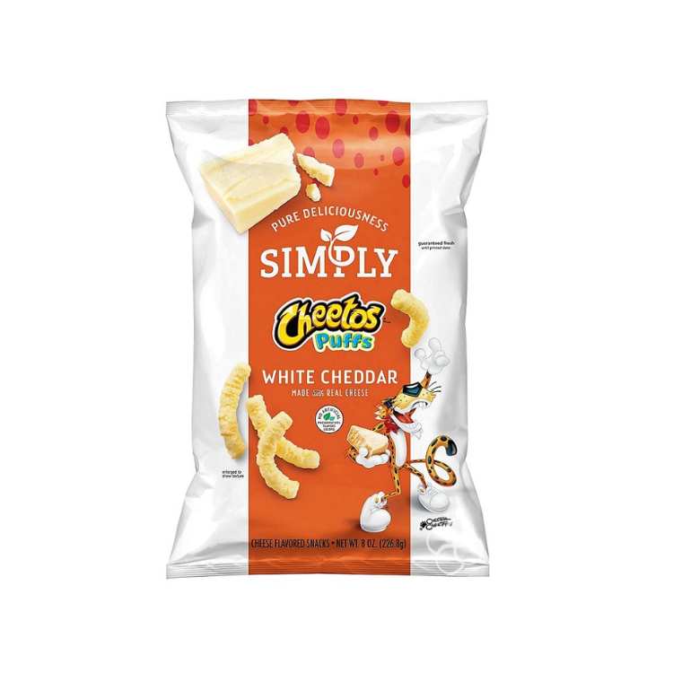 Cheetos Simply White Cheddar 226.8g