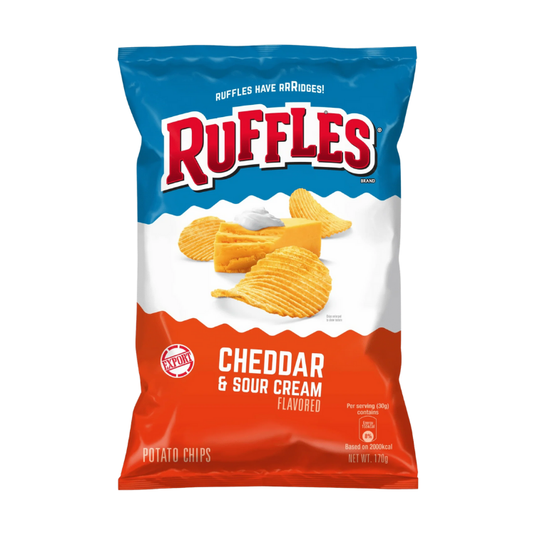 Ruffles Cheddar & Sour Cream 170g