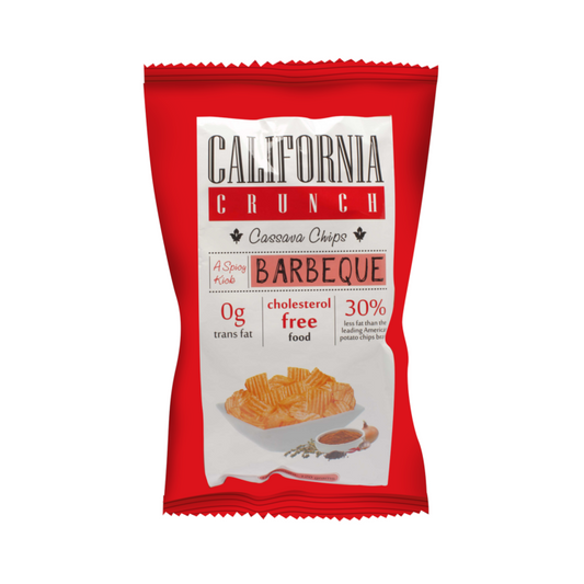 California Crunch Cassava Chips Barbecue 120g