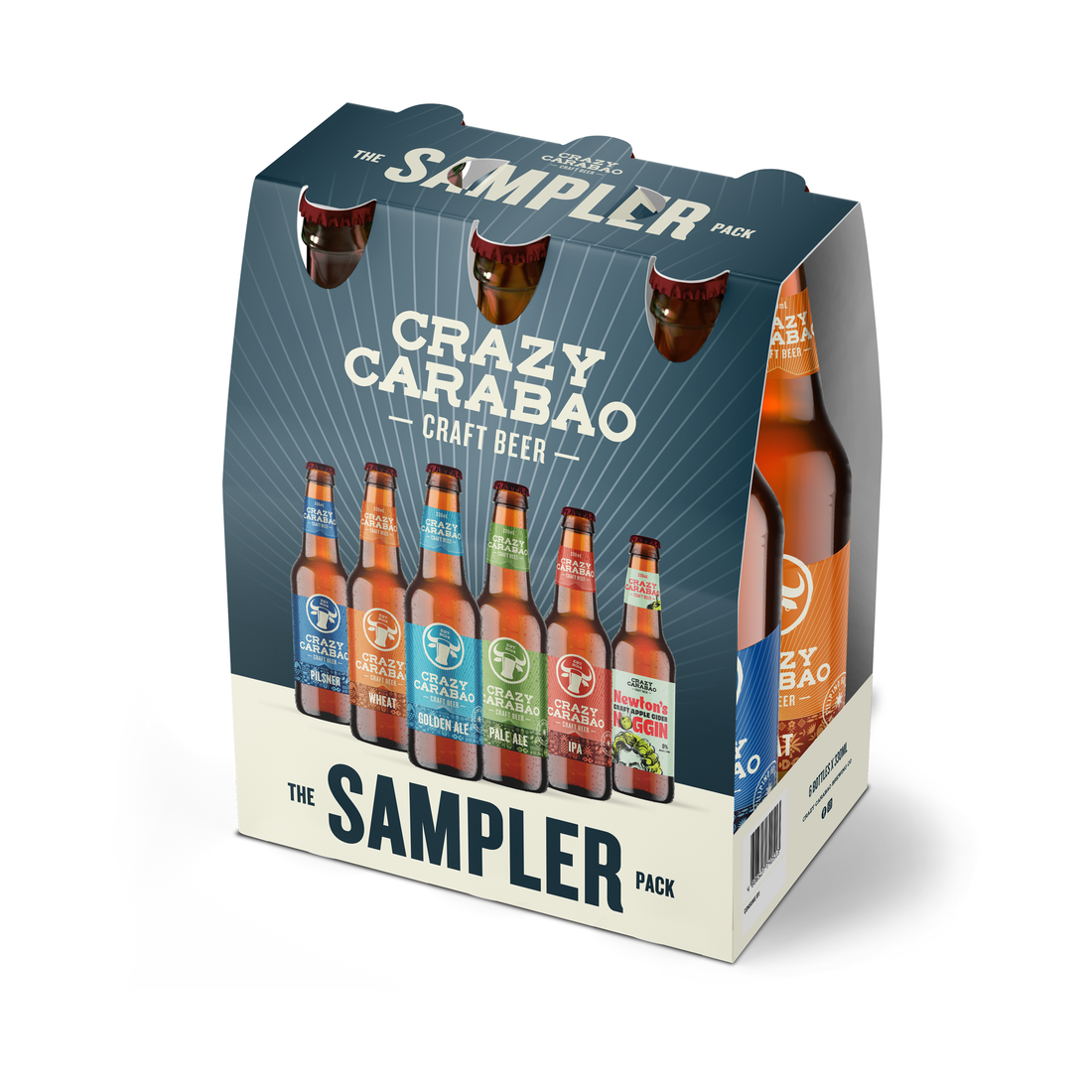 Crazy Carabao Beer Sampler Pack 6 Bottle 330ml