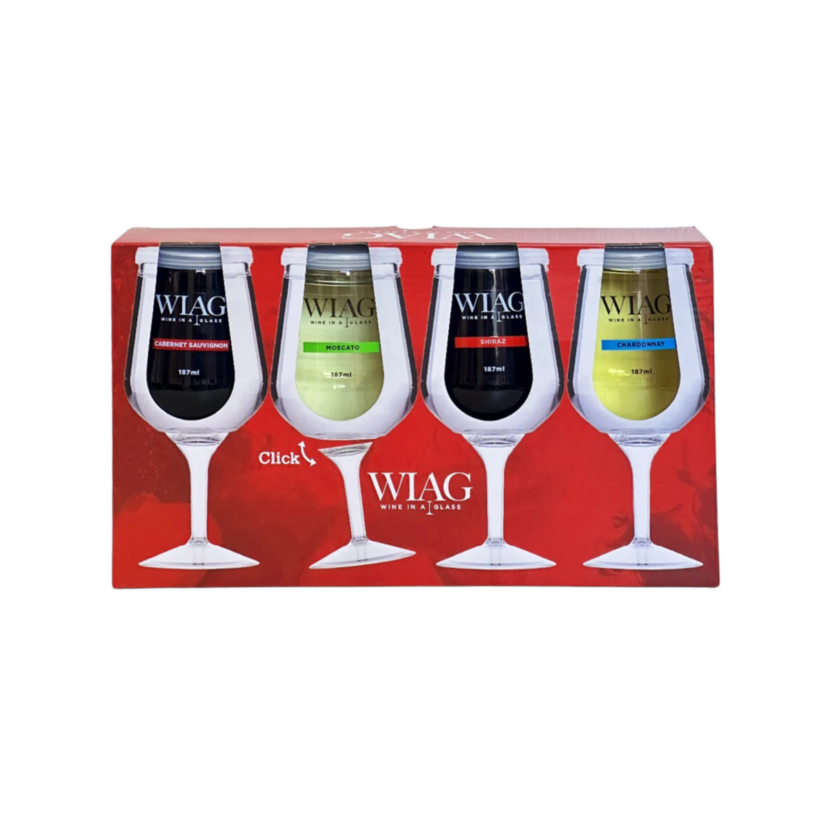 WIAG - Wine In A Glass Set 187ml 4s