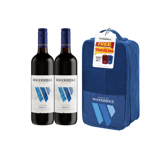 Robert Mondavi Woodbridge Merlot 750ml 2s Free Travel Bag