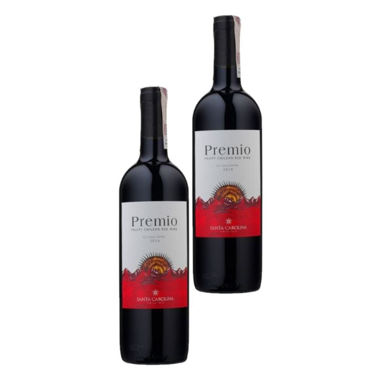 Santa Carolina Premio Red 750ml Set of 2